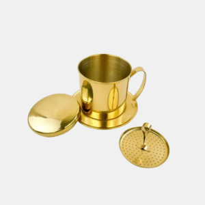 Alternative view of Gold Steel Phin Vietnamese Coffee Dripper